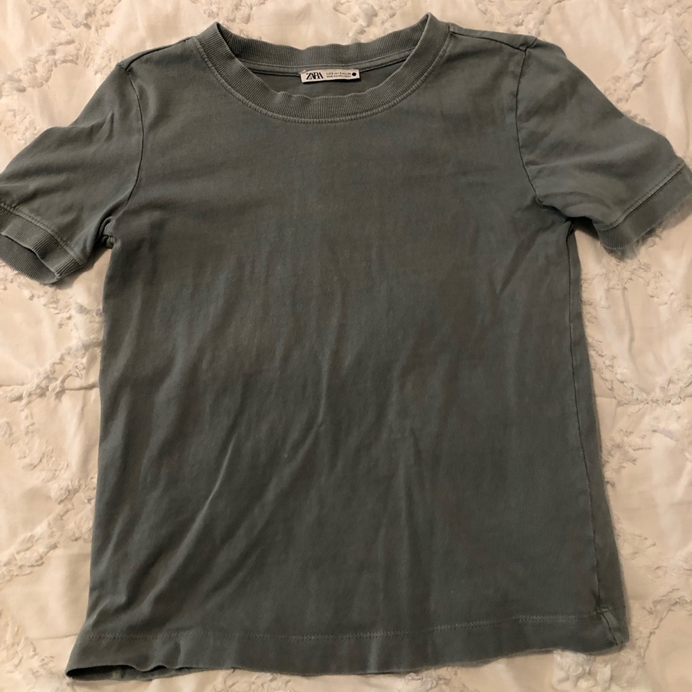 Zara blue T-shirt